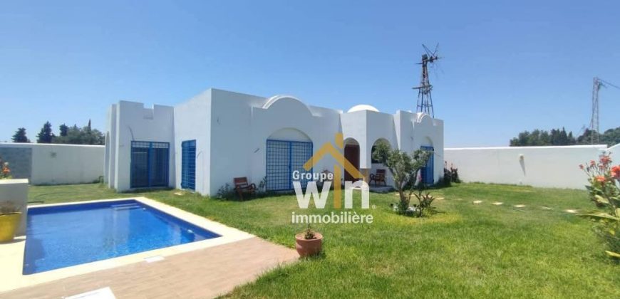 Magnifique Villa de plain-pied À BIR BOUREGBA