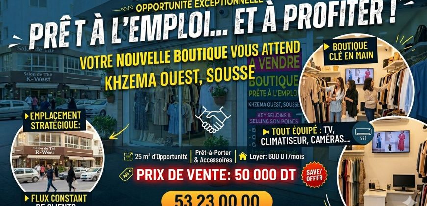 Opportunité à Khzema Ouest