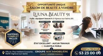 SALON DE BEAUTÉ « CLÉ EN MAIN » – MATÉRIEL INCLUS
